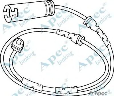 APEC BRAKING wir5236 -  Указатель износа, накладка тормозной колодки